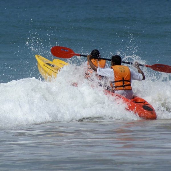 kayak boat ride